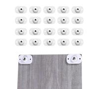 TPZORJX Pack of 20 Ball Castors for Furniture, Sliding Castors, Kitchen Appliances, Small, Self-Adhesive, Silent