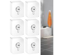 TPZORJX Self-Adhesive Picture Hooks Transparent - Pack of 30 Adhesive Nails for Picture Frames, Picture Hanging without Drilling, Holds up to 5 kg, Adhesive Hooks for Posters and Canvases