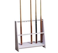 TQ Free-Standing Floor Stand Pool Cues Rack,Billiard Cue Rack Display Stand,Billiard Snooker Supplies Home Club Billiard Room/Teak Grain / 60x20x58cm