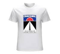 TqaSerHqs Men's Cannonball Baker Sea to Shining Sea t Shirt Cannonball sea Shining Baker Run America T-Shirt White L