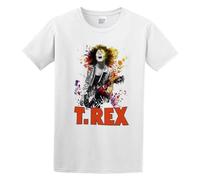 TqaSerHqs T.Rex Marc Bolan Retro 12 T-Shirt White XXL