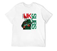 TqaSerHqs UK Subs 'Warhead' T Shirt, Punk, Charlie Harper T-Shirt White