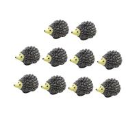 Tqcplfdiddo 10pcs Resin Hedgehog Doll Accessories Garden Fee Decorations for Home Office