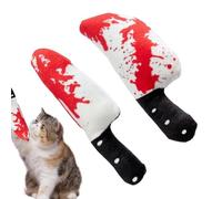 Tqcplfdiddo Cat Chew Toy, with Catnip Cat Teething Toys, Plush Scratcher Bloody Cutter Design for Training Dog Large Breed Solo Play Outdoor Hunting Exercise