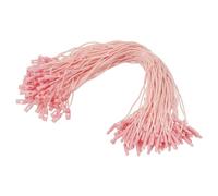 Tqcplfdiddo Christmas Ornament Hooks, 100 Pcs LED String Light Hanging Cable Holiday Decor Gift Tag Hanger with Snap Lock for Valentine's Halloween, Pink