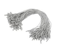 Tqcplfdiddo Christmas Ornament Hooks, 100 Pcs LED String Light Hanging Cable Holiday Decor Gift Tag Hanger with Snap Lock for Valentine's Halloween, Gray