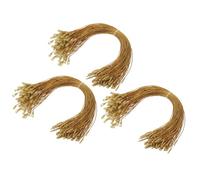 Tqcplfdiddo Christmas Ornament Hooks, 300 Pcs LED String Light Hanging Cable Holiday Decor Gift Tag Hanger with Snap Lock for Valentine's Halloween, Gold