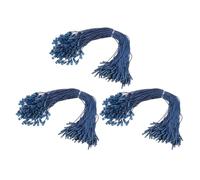 Tqcplfdiddo Christmas Ornament Hooks, 300 Pcs LED String Light Hanging Cable Holiday Decor Gift Tag Hanger with Snap Lock for Valentine's Halloween, Dark Blue