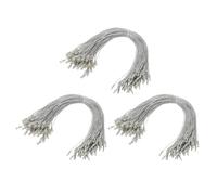Tqcplfdiddo Christmas Ornament Hooks, 300 Pcs LED String Light Hanging Cable Holiday Decor Gift Tag Hanger with Snap Lock for Valentine's Halloween, Silver