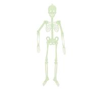 Tqcplfdiddo Halloween Hanging Skeleton Glow in the Dark Decoration Skeleton Halloween Super Spooky Skull Bones Party Prop Skeleton Human Skeleton Luminous Haunted House Halloween Decorations