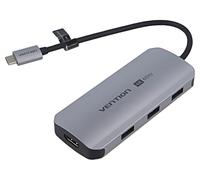 TQDHB Hub USB 3.0 PnP Grey Number of Port: 5 0.15m ABS, Aluminium VENTION