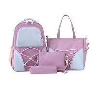 TQEBWUS Backpack for School | Student Schoolbags - Large Capacity Backpack with Pencil Case Travel Bookbag for Stationery Short Trips Classroom Shopping Textbooks Study Social Teenagers Girls