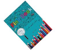 TQEBWUS Cartoon Colouring Book, Cartoon Colouring Book Activity with Characters, Interactive Toy, Fun Travel Companion for Holiday, Home, Beach Trip