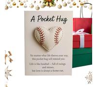 TQEBWUS Charming Heart Shaped Baseball,Sport Theme Party Decorations with Cards | Softball Collectible | for Family Friends Kids Adults Girls Women Teachers Students