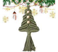 TQEBWUS Christmas Decorations for the Boho Tapestry, Boho Christmas Macrame Decoration, for Bedroom, Living Room, Apartment, Student Dorm, Gallery, Home, Indoor, Wall, Door, Room, Party
