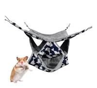 TQEBWUS Hamster Hammock | Soft and Washable Hamster Cage Hammock | Small Animal Squirrel Hammock for Ferrets - For Chinchilla Squirrel Gerbil Sugar Glider Sleeping Indoor Play