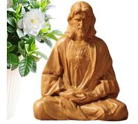 TQEBWUS Jesus Figurine - Jesus Christ Statue - Meditation Jesus Sacred Statues - Catholic Figures, Jesus Statue, Sculpture, 10cm Statue, Home Decoration, Church Decoration for Parties, Favors