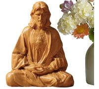 TQEBWUS Jesus Figurine - Jesus Christ Statue - Meditation Jesus Sacred Statues - Catholic Figures, Jesus Statue, Sculpture, 15 cm Statue, Home Decoration, Church Decoration for Parties, Favors
