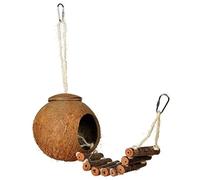 TQEBWUS Natural Bird Hide, Bird Nest In Shape Of Natural, Natural Bird Hide Made Of Natural Fiber, Eco-friendly For Parrots, Parakeets, Finch, Hamsters, Rats