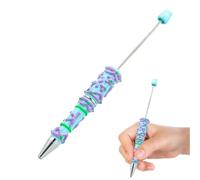 TQEBWUS Pearl Ballpoint Pen - Ballpoint Pen with Beads and Cartridge Shape, Accessories for Jewellery Making, School, Crafts, Drawing, Writing, Journal, Teaching, Home, Gradu