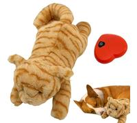 TQEBWUS Puppy Sleeping Buddy - Plush Heartbeat Calming Puppy Toys | Pet Calming Puppy Behavioral Training Aid Toy Pet Sleep Companion Pillow for Puppy Dog Cat Kitty Pets