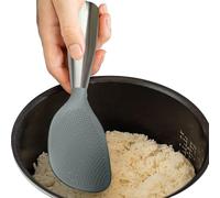 TQEBWUS Rice Spoon Paddle, Kitchen Standing Serving Spoons for Cooker, Heat-Resistant Kitchen Serving Scooper for Vegetables Salad Mashed Potatoes Countertop Household Camping Commercial