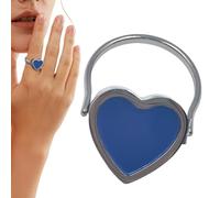 TQEBWUS Ring for Lip Balm, Vintage Heart-Shaped Storage Box, Portable, Lipstick Storage Ring, for Home, Office, School, Travel, Night Party, Wedding, Date, Event, Winter, Autumn, Spring