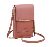 TQEBWUS Small Phone Bag | Touchscreen Zipper Pack - PU leather Sling Purse for Women | for Lady Girlfriend, Carries Passport Mobile Key Lipstick Money