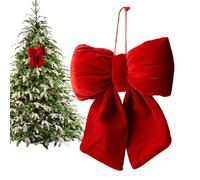 TQEBWUS Velvet Bows for Christmas Tree | 3D Ornament Garland - Velvet Christmas Bows,for Holiday Winter Birthday Wedding Party Home Outdoor Front Door