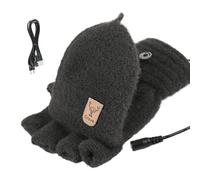 TQEBWUS Women's Heated Gloves | Thermal Gloves for Cold Weather | 5V USB Heated Mittens for Dog Walking, Outdoor Working, Delivery Guys and Ice Fishing