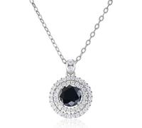 TQHGM Decorations Accessories 1 Moissanite Pendant for Women Round Cut D Color Lab Created Diamond s Perfect for Daily Wear Parties Wedding girl