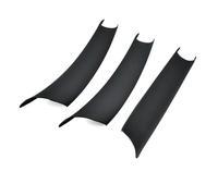 TQHSAG Car Interior Door Handle LHD RHD 3Pcs/Set Car Interior Door Pull Handle Cover for BMW X5 E70 X6 E71 E72 2007-2014 Black Carbon Fiber Pattern(Black LHD 3Pcs)