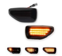 TQHSAG Car Rear For Dacia For Logan II For Sandero For Duster 2018~ Car Styling Indicator Signal Light 2Pcs Dynamic Amber LED Side Turn Blinker Brake indicator light