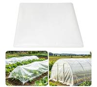 TQIOQIY White Heavy Duty Polythene Sheeting 2m×3m, Extra Thick Waterproof Plastic Ground Cover, UV-Resistant Horticultural Membrane for Garden Building Insulation Rubble Protection Dustproof Sheet