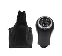 Tqjusjr Car Gear Shift Knob for OPEL for Vauxhall for Zafira B 2005 2006-2014 5/6 Speed Gear Shift Knob Lever Shifter Pen Handle Gaiter Car Gearshift Shifter Knob(6 Speed)