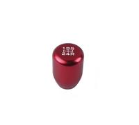 Tqjusjr Car Gear Shift Knob Universal Aluminum Alloy Racing 5 Speed Car Auto Gear Shift Knob for Manual Transmission Automatic Shifter Lever Handle Car Gearshift Shifter Knob(Red)