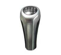 Tqjusjr for BMW for E46 E53 E60 E61 E63 E65 E81 E82 E83 E84 E87 E90 E91 E92 X1 X3 X5 for 1356Series Chromed Matte Carbon Fiber Gear Shift Knob Car Gear Shift Knob Lever(6 Speed Matte)