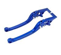 Tqjusjr Motorbike Clutch Lever Electric Bike Brake Handle CNC Aluminum Adjustable Motorcycle for Hydraulic Disc Brake Levers Clutch Brake Levers(Blue ONE Pair)