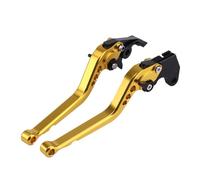 Tqjusjr Motorbike Clutch Lever for Kawasaki for Z650 for Z900 for Ninja 650 2017-2022 Motorcycle Long Brake Clutch Lever Handle(Long Yellow)
