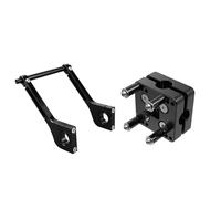 Tqjusjr Motorcycle GPS Navigation Bracket For Beta 125-430 RR 2015 2016 2017 2018 2019 2020 2021 2022 2023 GPS Holder Navigation Roadbook Mounting Kit Motorcycle Navigation Bracket(Set)