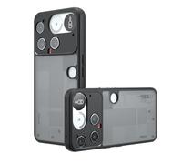 TQLGY Matte Case for Nothing Phone (3), Shockproof Military Grade Drop Protection, Frosted Translucent Skin-Touch Hard Back Slim Phone Cover, Black