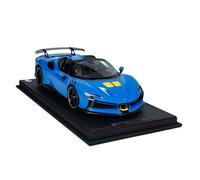 TQMEAD 1:18 For Ferrari SF90XX Stradale Roadster FEO41B Resin Car Model Ornament Vehicle Toy Gift Replica Toys(Blue)