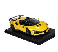 TQMEAD 1:18 For Ferrari SF90XX Stradale Roadster FEO41B Resin Car Model Ornament Vehicle Toy Gift Replica Toys(Yellow)