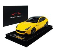 TQMEAD 1:18 For FF Four Colour Coupe Resin Car Model Ornament Vehicle Toy Gift Replica Toys(Yellow)