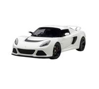 TQMEAD 1:18 For Lotus EXIGE S Roadster Metal Full Open Car Model Static Display Collection Replica Toys(White)