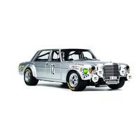 TQMEAD 1:18 For Mercedes-Benz 300 SEL 6.8 Red Pig 1971 Alloy Car Model Ornament Metal Vehicle Toy Gift Replica Toys(Silver)