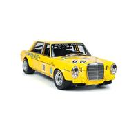 TQMEAD 1:18 For Mercedes-Benz 300 SEL 6.8 Red Pig 1971 Alloy Car Model Ornament Metal Vehicle Toy Gift Replica Toys(Yellow)