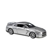TQMEAD 1:18 For Nissan GT-R R35 2009 Alloy Car Model Świąteczne Niespodzianki I Statyczne Dekoracje(Silver)