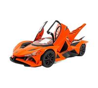 TQMEAD 1:32 For Spray Apollo Sports Car Simulation Racing Car Back To Force Sound And Light Toys Replica Toys(Orange)