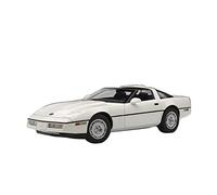 TQMEAD For Chevrolet Corvette C4 1986 1 18 Alloy Car Model Decoration Toy Gift Display Mini Replica Toys(White)